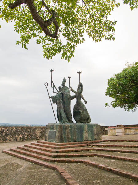 La Rogativa statue in Old San Juan, San Juan Puerto Rico