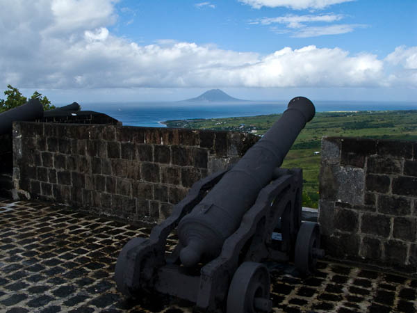 Brimstone Hill Fortress on the Island of St Kitts