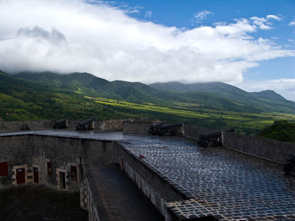 Brimstone Hill Fortress on the Island of St Kitts