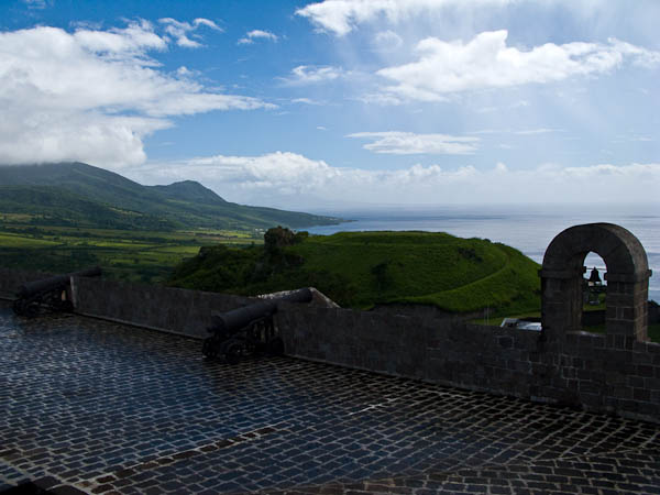 Brimstone Hill Fortress on the Island of St Kitts