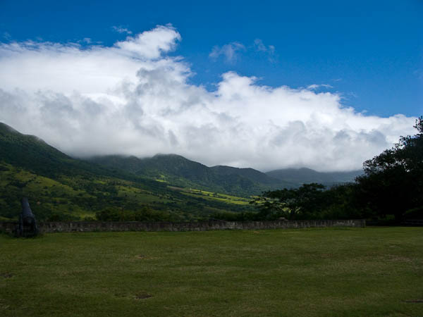 Brimstone Hill Fortress on the Island of St Kitts