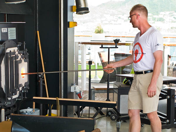 The Hot Glass Show aboard Celebrity Solstice