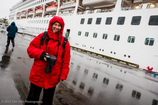 Ship's photographer in Victoria British Columbia