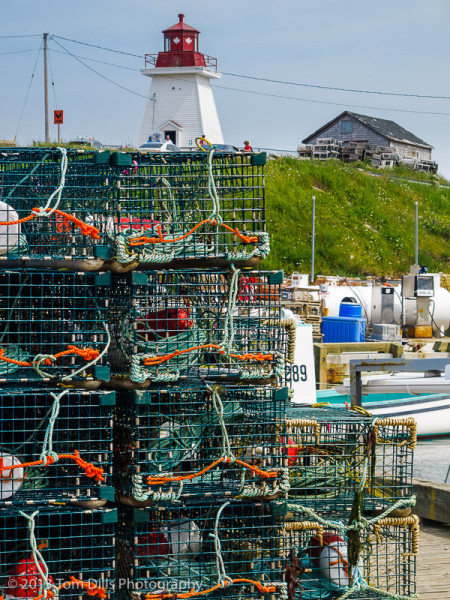Kathy's Photo - The more common wire lobster traps.  These were everywhere.