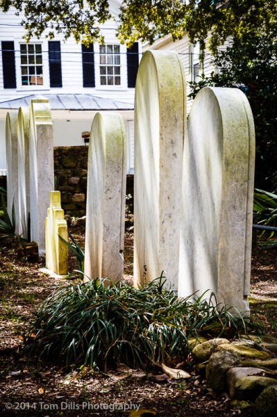 Graveyard at St Peter's Episcopal Church in Washington, North Carolina