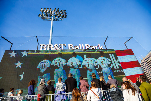 Charlotte Knights baseball game at BB&T Ballpark in Charlotte, NC