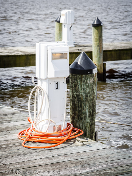 Along the Pamlico River waterfront in Washington, North Carolina