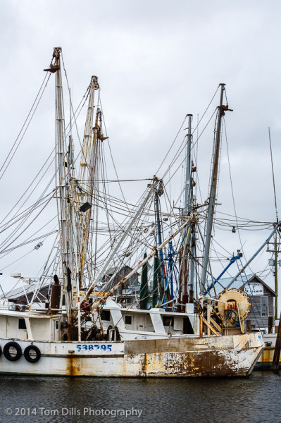 Fishing boats in Swan Quarter, North Carolina