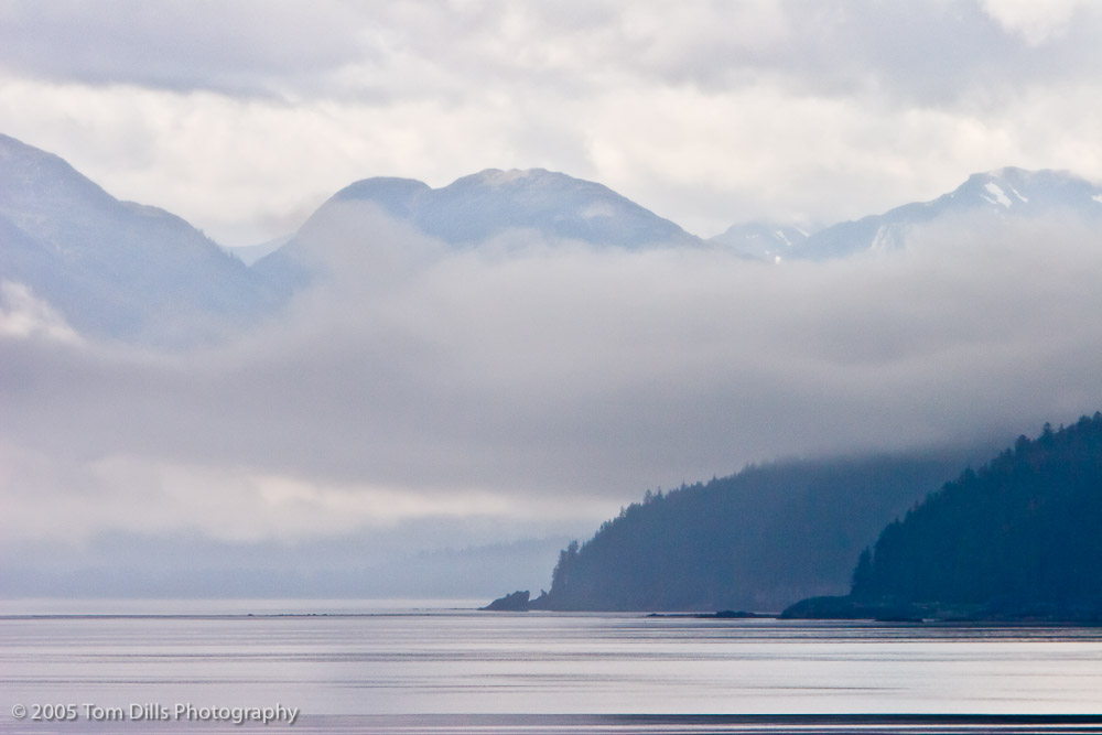 Fog Rising from the Bay, Glacier Bay National Park and Preserve, Alaska