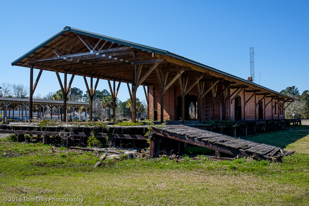 Train station in Branchville, South Carolina