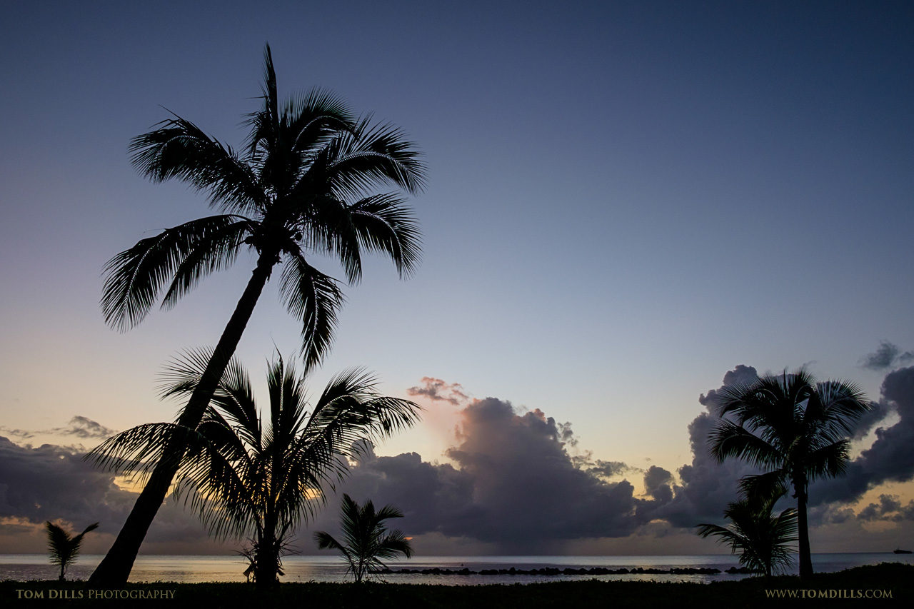 Sunset on the beach - Nevis, West Indies