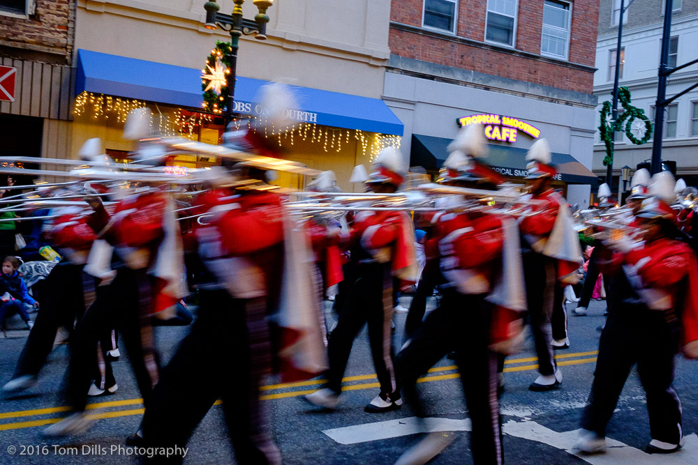 Christmas parade, Winston Salem North Carolina