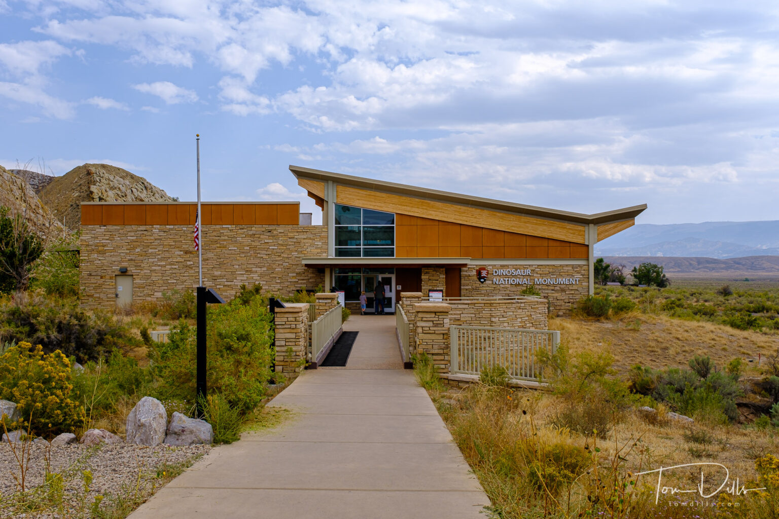 Quarry Visitor Center at Dinosaur National Monument near Jensen, UT