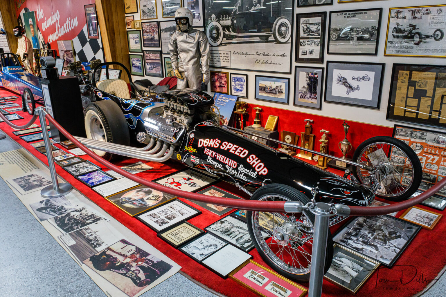 Don Garlits Museum of Drag Racing in Ocala, Florida Tom Dills